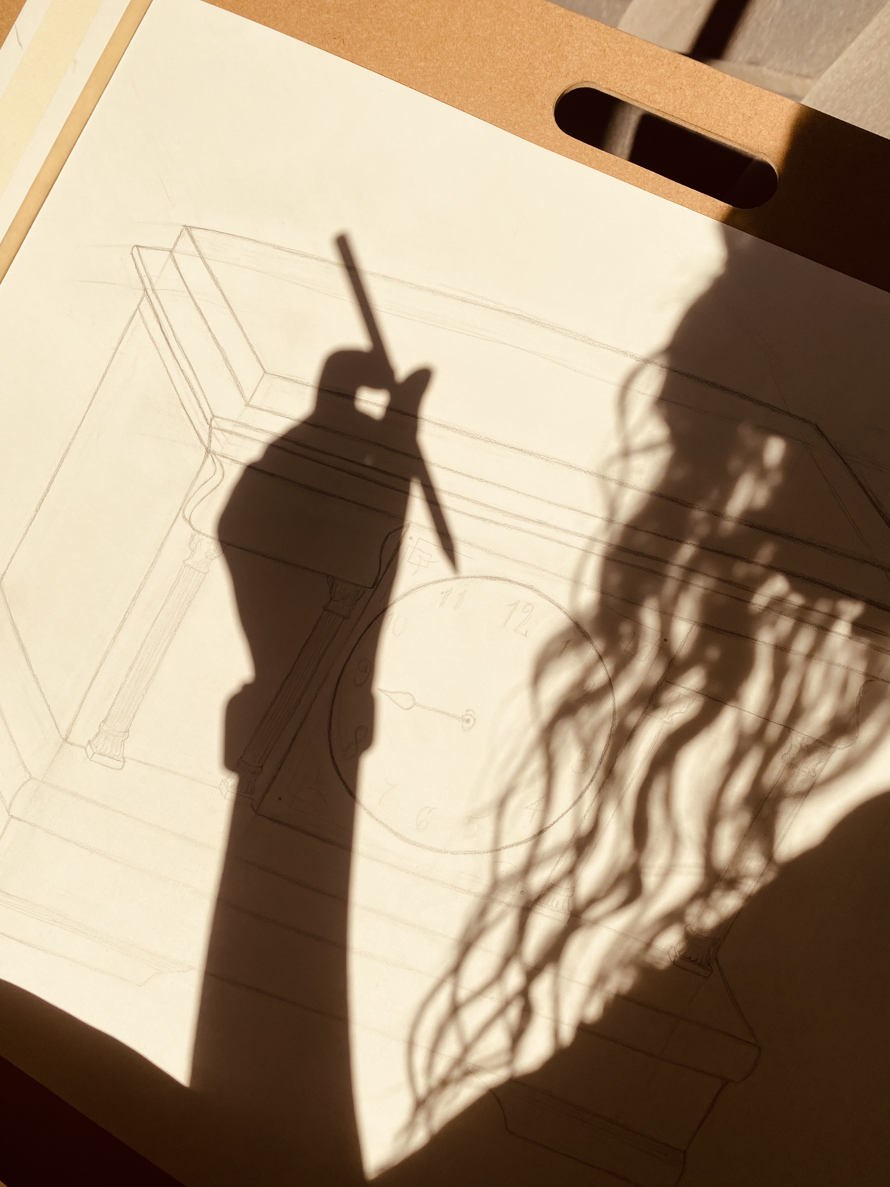 Image of Rachel's Shadow on a paper